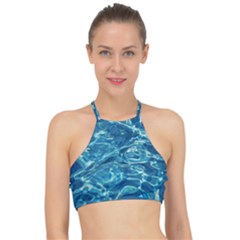 Surface Abstract Background Racer Front Bikini Top by artworkshop