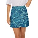 Surface Abstract Background Mini Front Wrap Skirt View1
