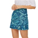 Surface Abstract Background Mini Front Wrap Skirt View2