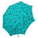 Flower Texture Textile Hook Handle Umbrellas (Small) View2