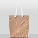 Abstract Marble Effect Earth Stone Texture Full Print Rope Handle Tote (Small) View2