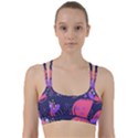 Illustration Abstract Background Shape Line Them Up Sports Bra View1