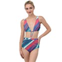 Illustration Background Abstract Pattern Texture Tied Up Two Piece Swimsuit View1