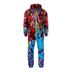 Graffiti-wall-mural-painting-arts Hooded Jumpsuit (kids) by Simbadda