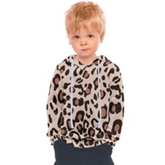 Leopard Jaguar Dots Kids  Overhead Hoodie by ConteMonfrey