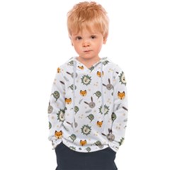 Rabbit, Lions And Nuts  Kids  Overhead Hoodie by ConteMonfrey