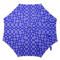 Portuguese Tiles Vibes Plaids Hook Handle Umbrellas (Small) View1