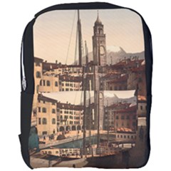  The Harbor, Riva, Lake Garda, Italy 1890-1900 Full Print Backpack by ConteMonfrey