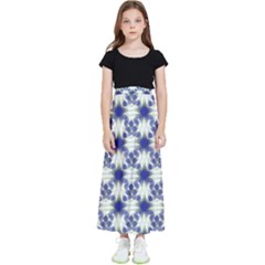 Background Pattern Texture Design Kids  Flared Maxi Skirt by Wegoenart