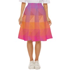 Illustration Geometric Pattern Design Graphic Classic Short Skirt by Wegoenart