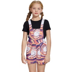 Illustration Colorful Yellow Purple Orange Kids  Short Overalls by Wegoenart