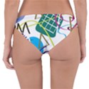 Abstract Pattern Reversible Hipster Bikini Bottoms View4