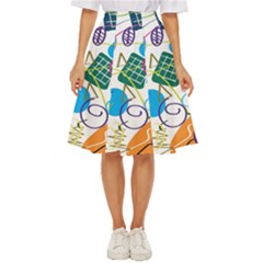 Abstract Pattern Classic Short Skirt by Wegoenart