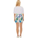 Abstract Pattern Mini Front Wrap Skirt View4