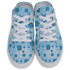 Illustration Virus Pattern Half Slippers by Wegoenart