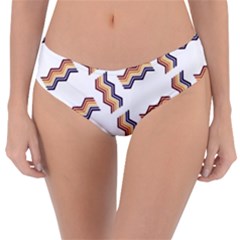 Illustration Abstract-art Diagonal Stripe Stripes Reversible Classic Bikini Bottoms by Wegoenart