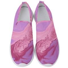 Illustration Art Pink Design Wallpaper Men s Slip On Sneakers by Wegoenart