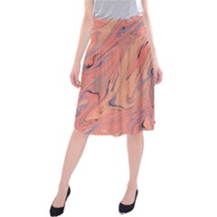 Illustration Background Light Abstract Texture Midi Beach Skirt by Wegoenart