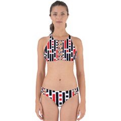 Illustration Background Geometric Pattern Perfectly Cut Out Bikini Set by Wegoenart