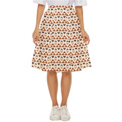 Illustration Geometric Tribal Pattern Design Classic Short Skirt by Wegoenart