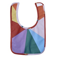 Colorful Paper Art Materials Baby Bib by Wegoenart