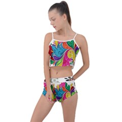 Im Fourth Dimension Colour 30 Summer Cropped Co-ord Set by imanmulyana