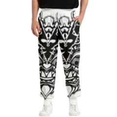 Im Fourth Dimension Black White 35 Men s Elastic Waist Pants by imanmulyana