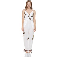Im Fourth Dimension Colour 55 Sleeveless Tie Ankle Chiffon Jumpsuit by imanmulyana