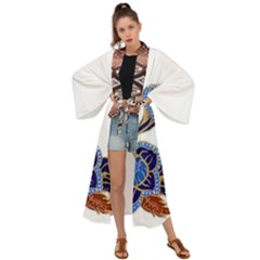 Im Fourth Dimension Colour 58 Maxi Kimono by imanmulyana