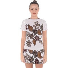 Im Fourth Dimension Colour 58 Drop Hem Mini Chiffon Dress by imanmulyana