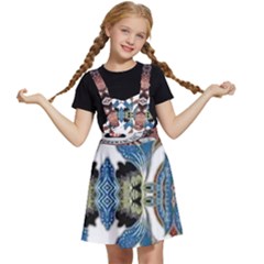 Im Fourth Dimension Colour 60 Kids  Apron Dress by imanmulyana