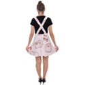 Pig Cartoon Background Pattern Velvet Suspender Skater Skirt View2