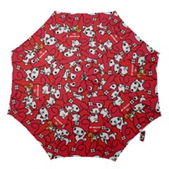 Rabbit Background Cartoon Hook Handle Umbrellas (small) by Sudhe