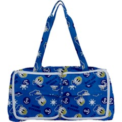 Illustration Duck Cartoon Background Multi Function Bag by Sudhe
