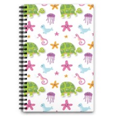 Turtles Animals Sea Life 5 5  X 8 5  Notebook by Amaryn4rt