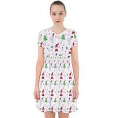 Santa Claus Snowman Christmas Xmas Adorable In Chiffon Dress by Amaryn4rt