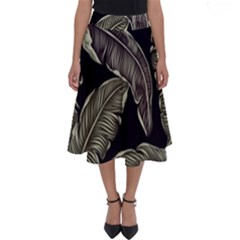 Jungle Sheets Tropical Pattern Perfect Length Midi Skirt by Amaryn4rt