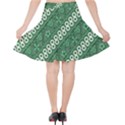 Vector Batik Pattern Java Indonesia Art Velvet High Waist Skirt View2