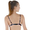 Planets In Space Tie Up Cut Bikini Top View2