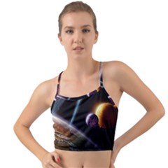 Planets In Space Mini Tank Bikini Top by Sapixe