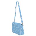 Plane Sky Background Pattern Shoulder Bag with Back Zipper View2