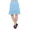 Plane Sky Background Pattern Fishtail Chiffon Skirt View2