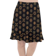 Pattern Mandala Ornate Ornamental Fishtail Chiffon Skirt by danenraven