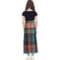 Plaid Tartan Checkered Tablecloth Kids  Flared Maxi Skirt View2