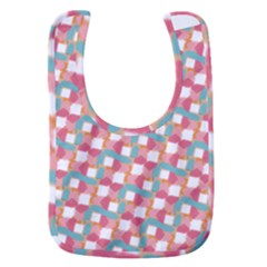 Patchwork Pastel Pattern Art Baby Bib by danenraven