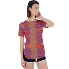 Pattern Watercolor Texture Perpetual Short Sleeve T-shirt by danenraven