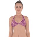 Abstract Art Background Pattern Texture Design Halter Neck Bikini Top View1