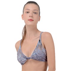 Window Pattern Winter Frost Knot Up Bikini Top by danenraven