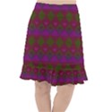 Illustration Argyle Pattern Argyle Background Fishtail Chiffon Skirt View1