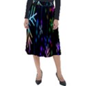 Snowflakes Lights Classic Velour Midi Skirt  View1